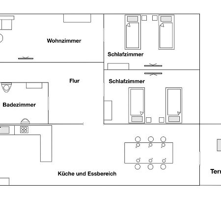 Moderne Ferienwohnung Klosterblick Guxhagen Exteriör bild